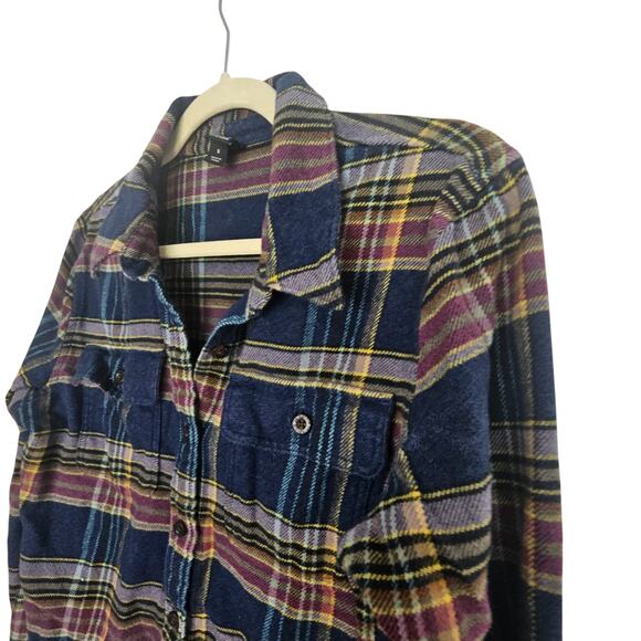 Patagonia Womens Fjord Flannel Shirt Size S Gorpcore Outdoor Hiking Trail Casual - Picture 6 of 9